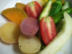 農園野菜のサラダ